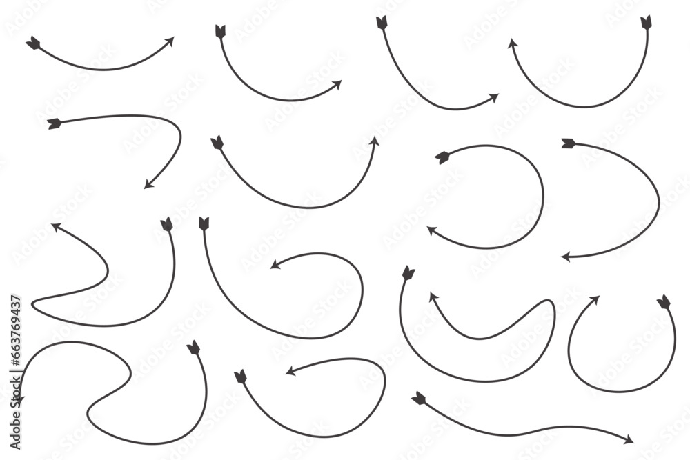 Arrow Elements For Social Media. Arrow Elements For Social Media.