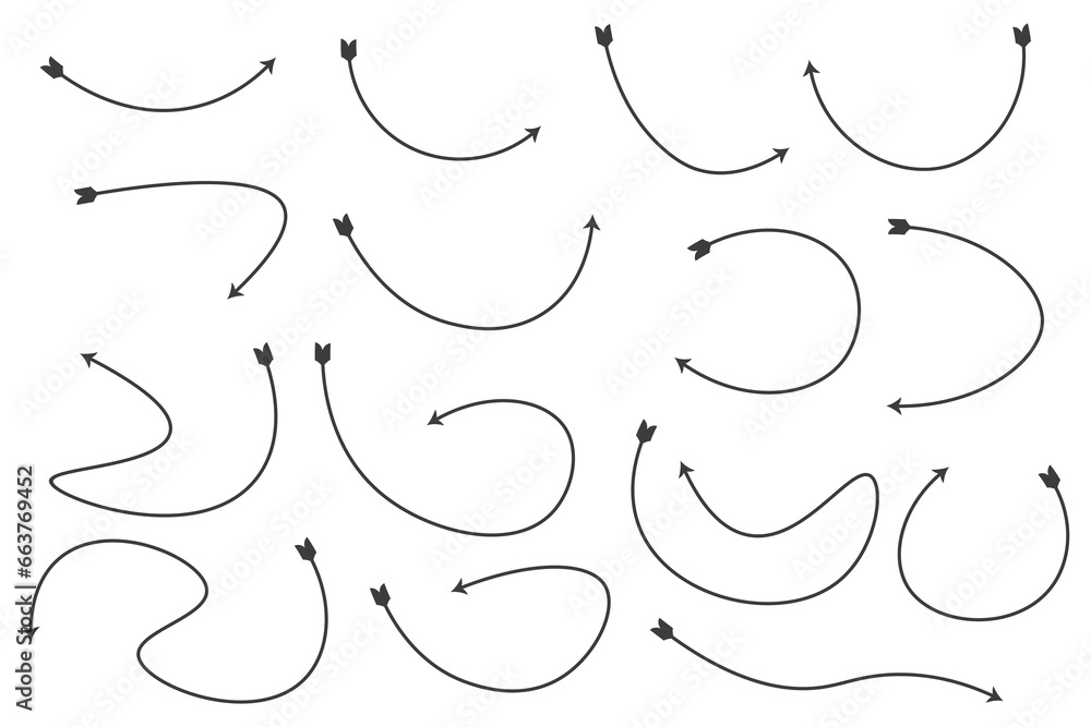 Arrow Elements For Social Media. Arrow Elements For Social Media.