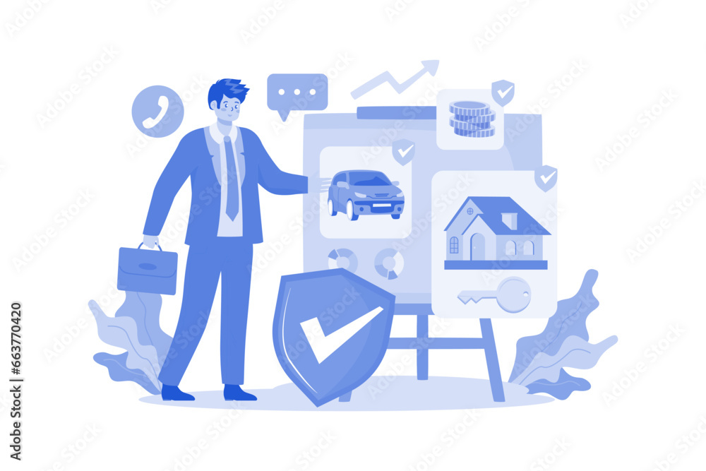 Property Insurance Agent assisting with home coverage Property Insurance Agent assisting with home coverage