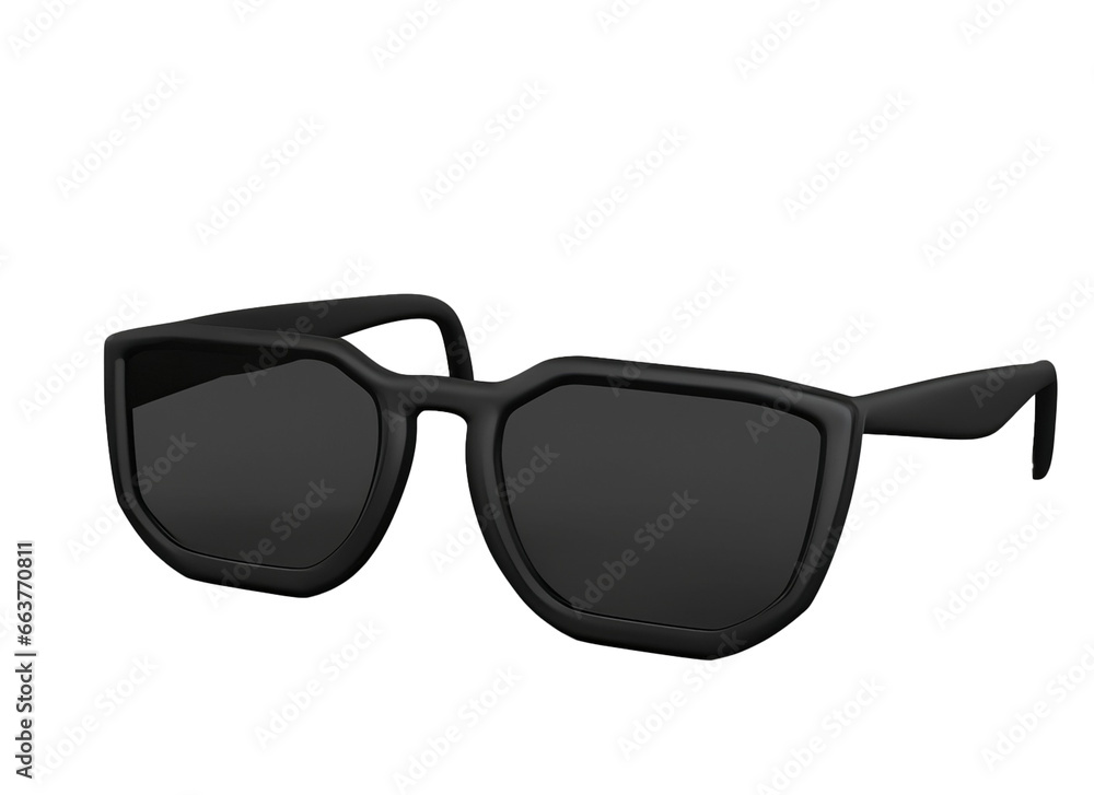 3d black sunglass