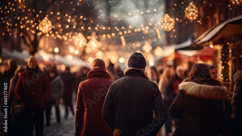 Weihnachtliche Atmosphäre: Dekorierte Stände und Glühwein auf dem Marktplatz