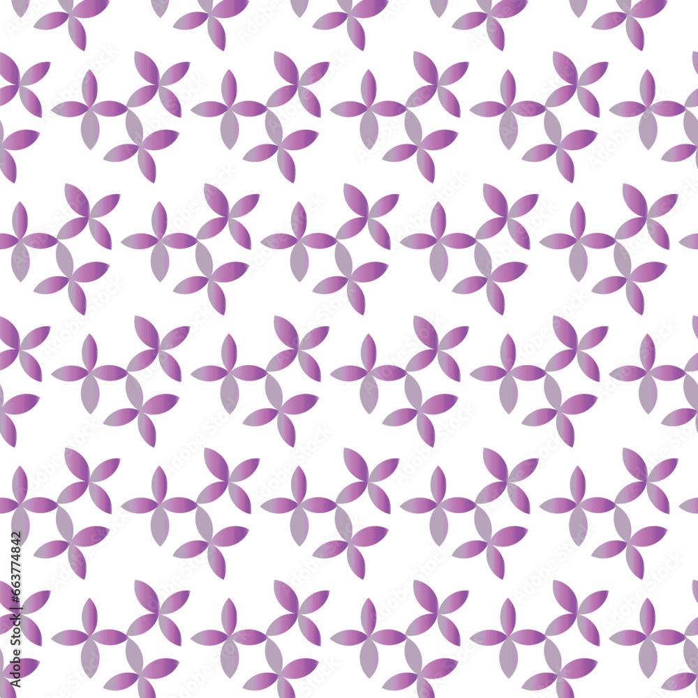 Vector flower shapes pattern and background design Vector flower shapes pattern and background design