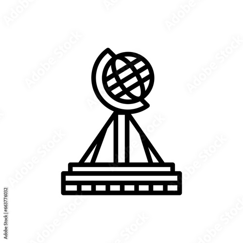  North Cape icon in vector. Illustration
