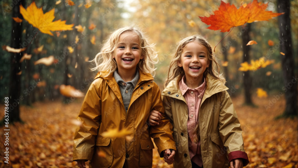 Spaß im Herbstwald, gen ai Spaß im Herbstwald, gen ai