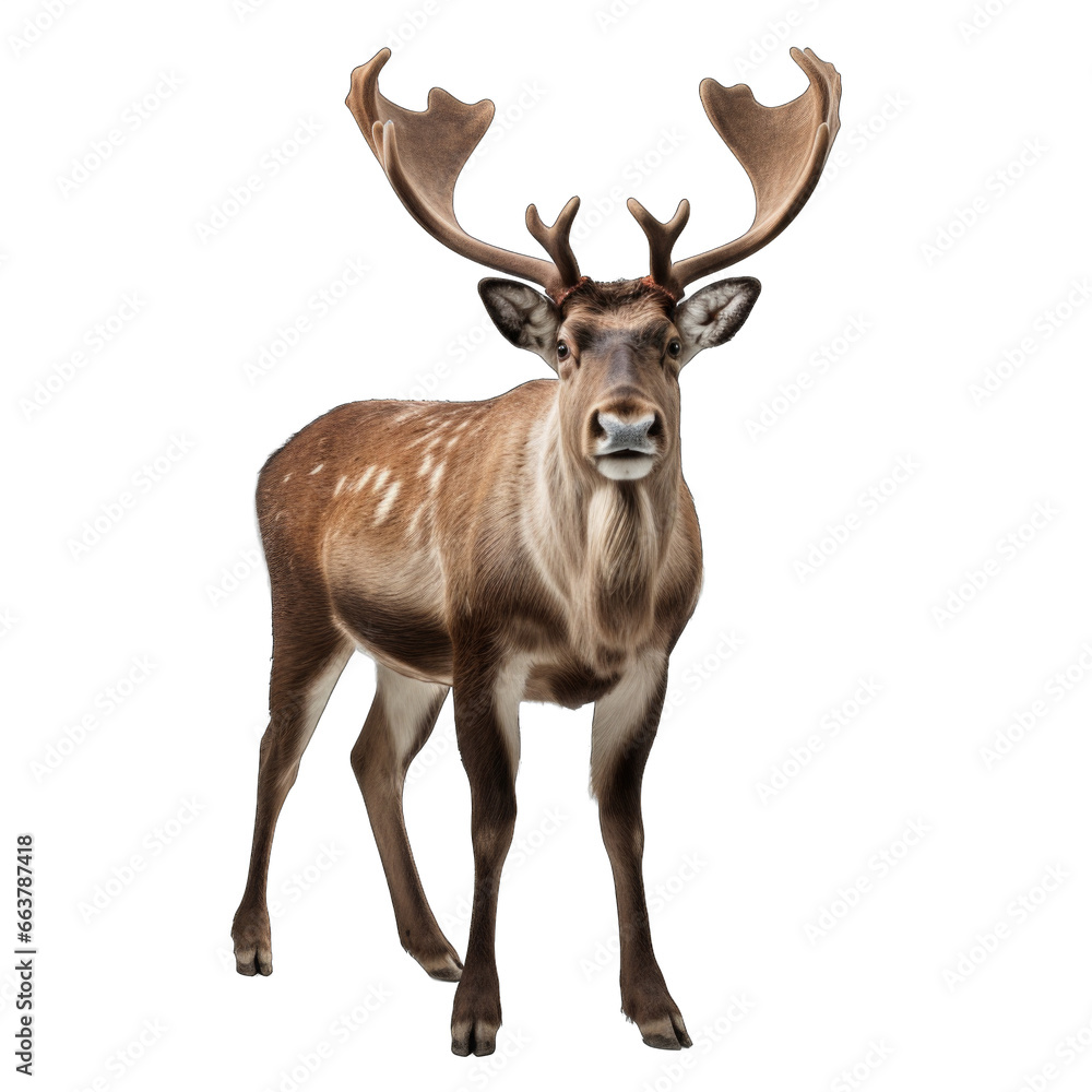 Reindeer isolated on transparent background Reindeer isolated on transparent background