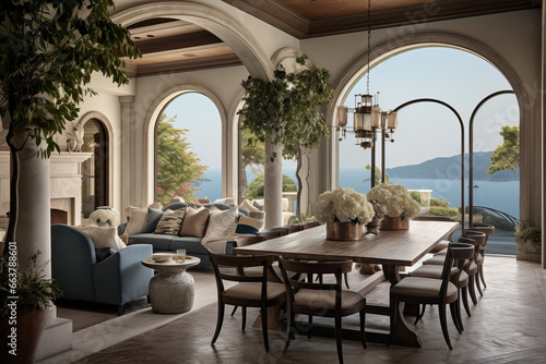 stylistic living room, Generative AI