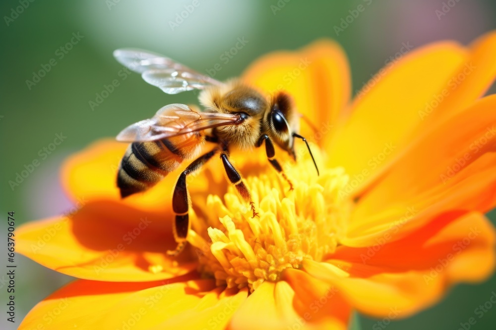 bee attempting to retrieve nectar from a closed flower bee attempting to retrieve nectar from a closed flower