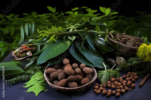 close-up of medicinal plants used in indigenous cultures © Alfazet Chronicles