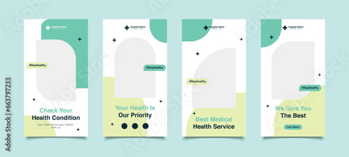 Medical Social Media Post Template, Editable Healthcare Social Media Banner Template. Social media post design free vector. Anyone can use This Design Easily,Banner,Poster,Instagram story