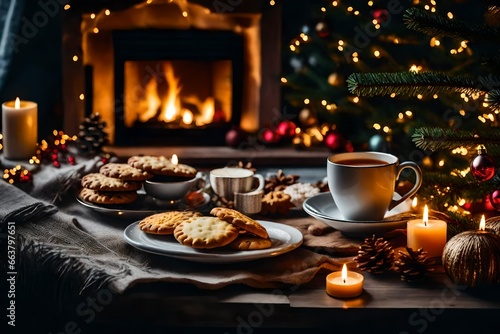 christmas table setting