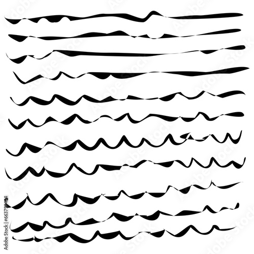 Hand drawn Abstract vector background pattern.