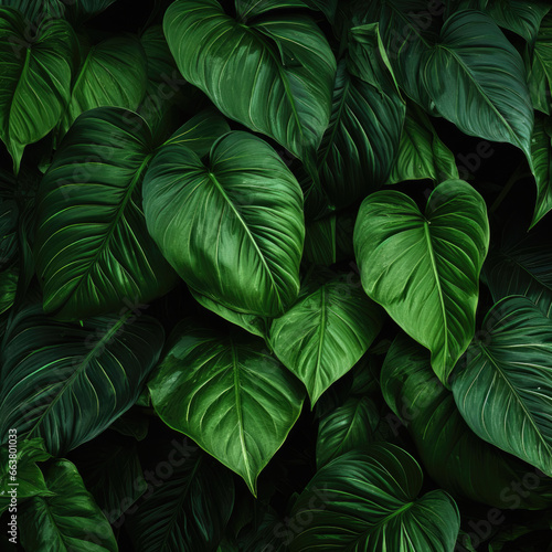 Green leaves texture background, natural background and wallpaper