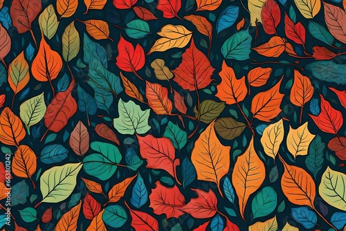 full frame background of fllowers muitcolor leaves and daimond with bears and p urses abstract background 