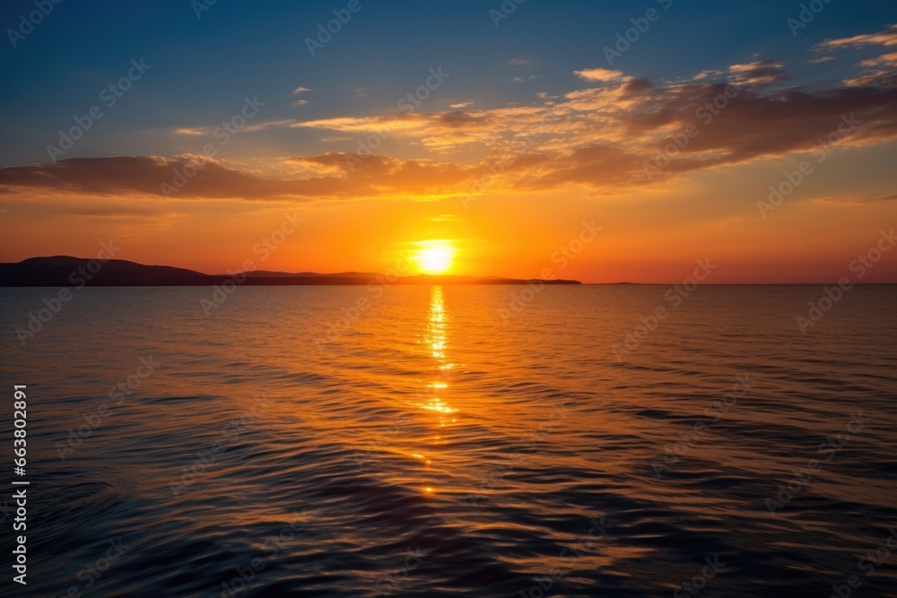 sun setting above a sea, indicating the end of a cycle