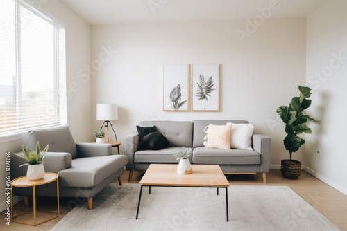 minimalistic living room in a short-term apartment rental © Alfazet Chronicles