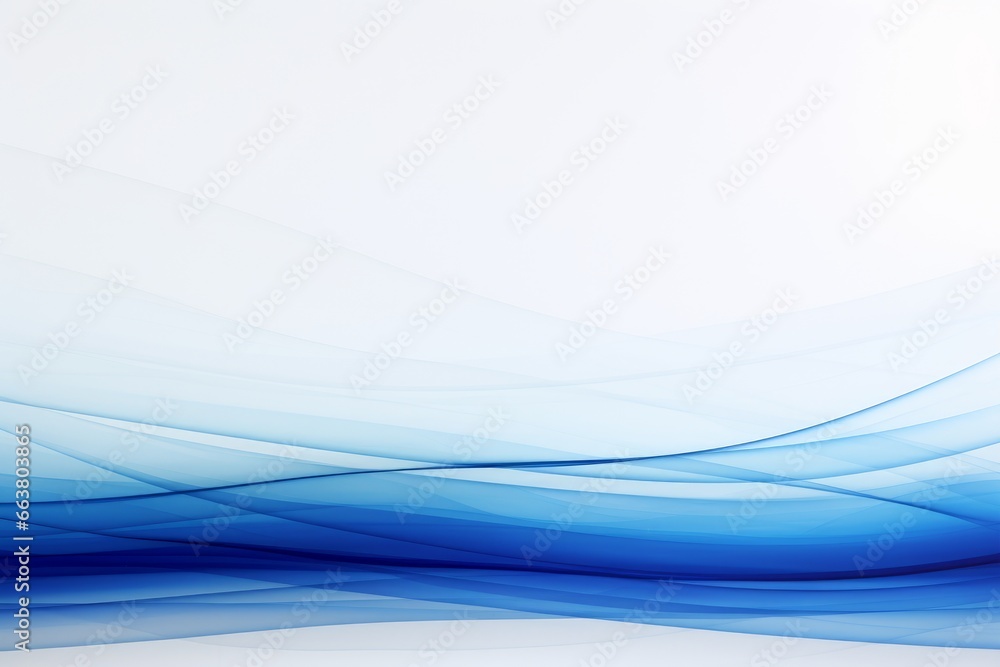 Abstract Blue Lines on White Background Abstract Blue Lines on White Background
