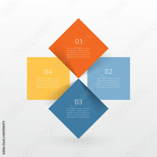 Vector business template for presentation. © rose8mary