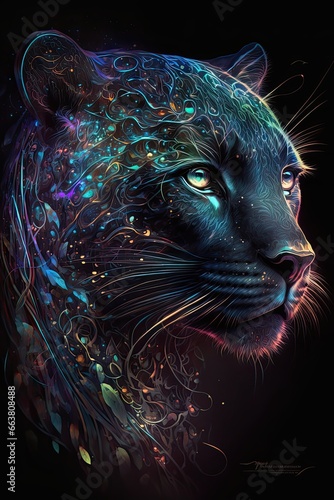 Panther phantasmal iridescent