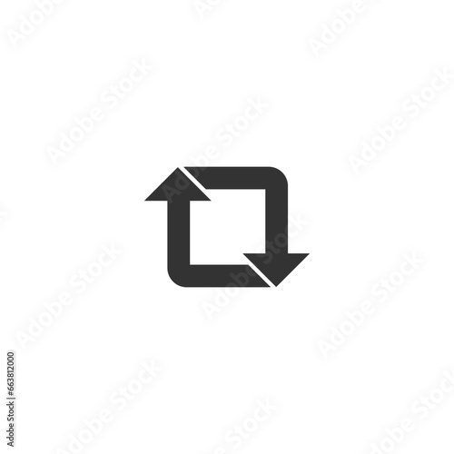 Repost icon, repost symbol, repost sign. Vector illustration