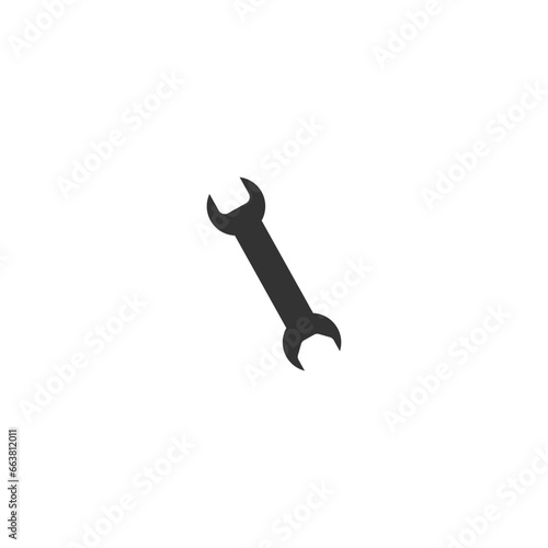 Repair icon. Wrench icon. Settings isolated. Vector