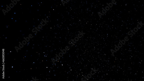landscape of the night starry sky