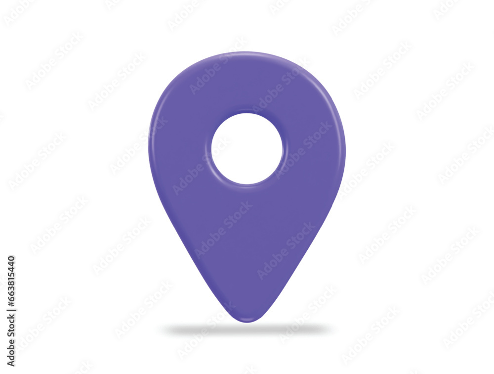 location map pin gps pointer markers 3d realistic icon location map pin gps pointer markers 3d realistic icon