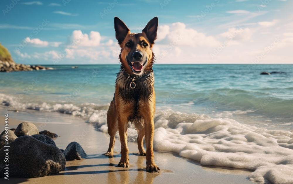 Photo of Dog on a beach