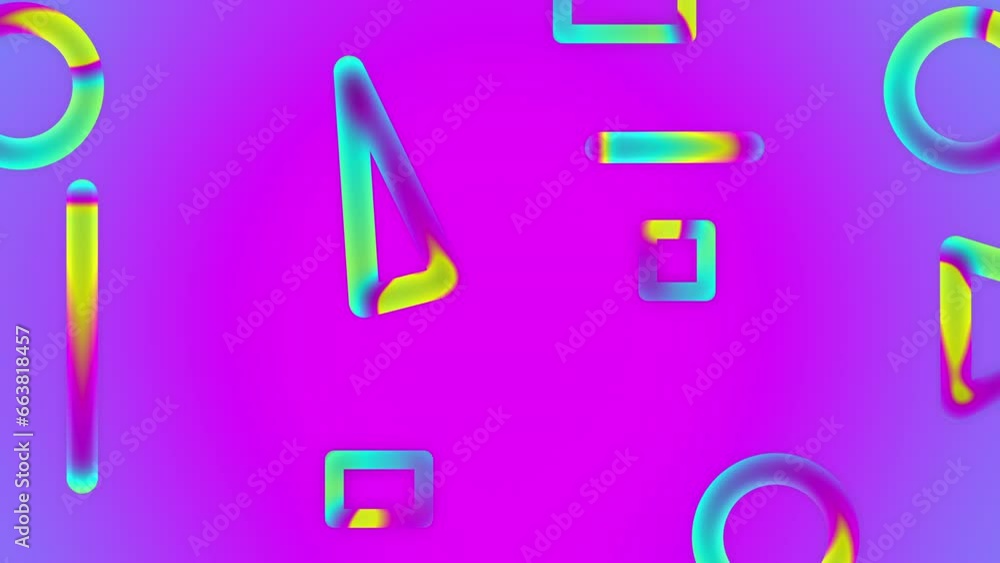 Colorful gradient shapes background with alpha matte Colorful gradient shapes background with alpha matte