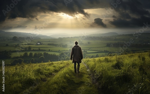 photo of man in a countryside © Riccardo