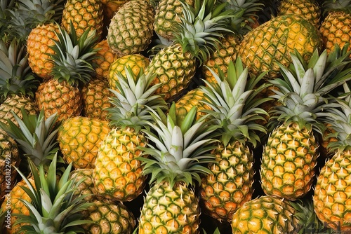 a fresh pineapple