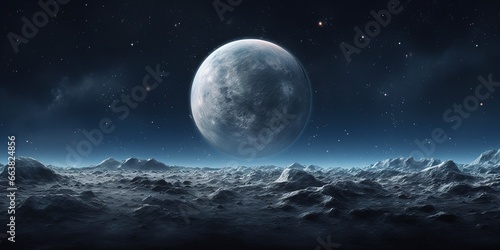 a sky with a moon background