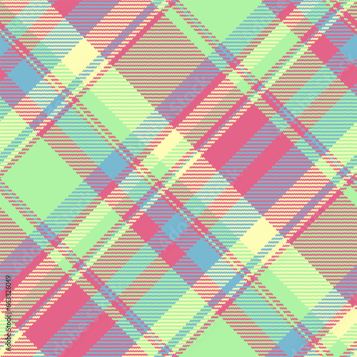 Background seamless plaid of textile texture fabric with a tartan pattern vector check.