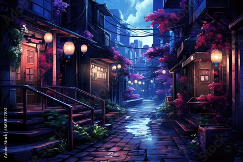 Night Alley, Lo-fi 90s Anime