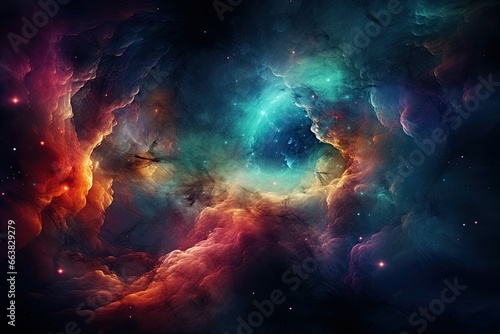 Colorful Galaxy Formation © dasom