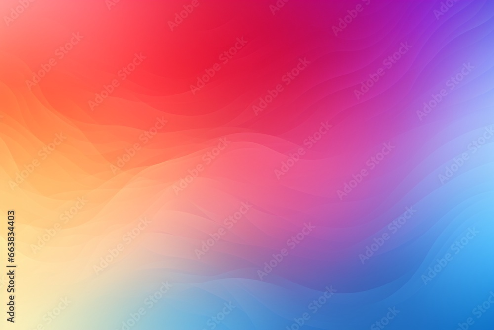 Vibrant Blue, Purple, Red, and Yellow Gradient Backgroun
