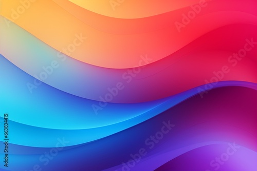 Vibrant Blue  Purple  Red  and Yellow Gradient Backgroun 