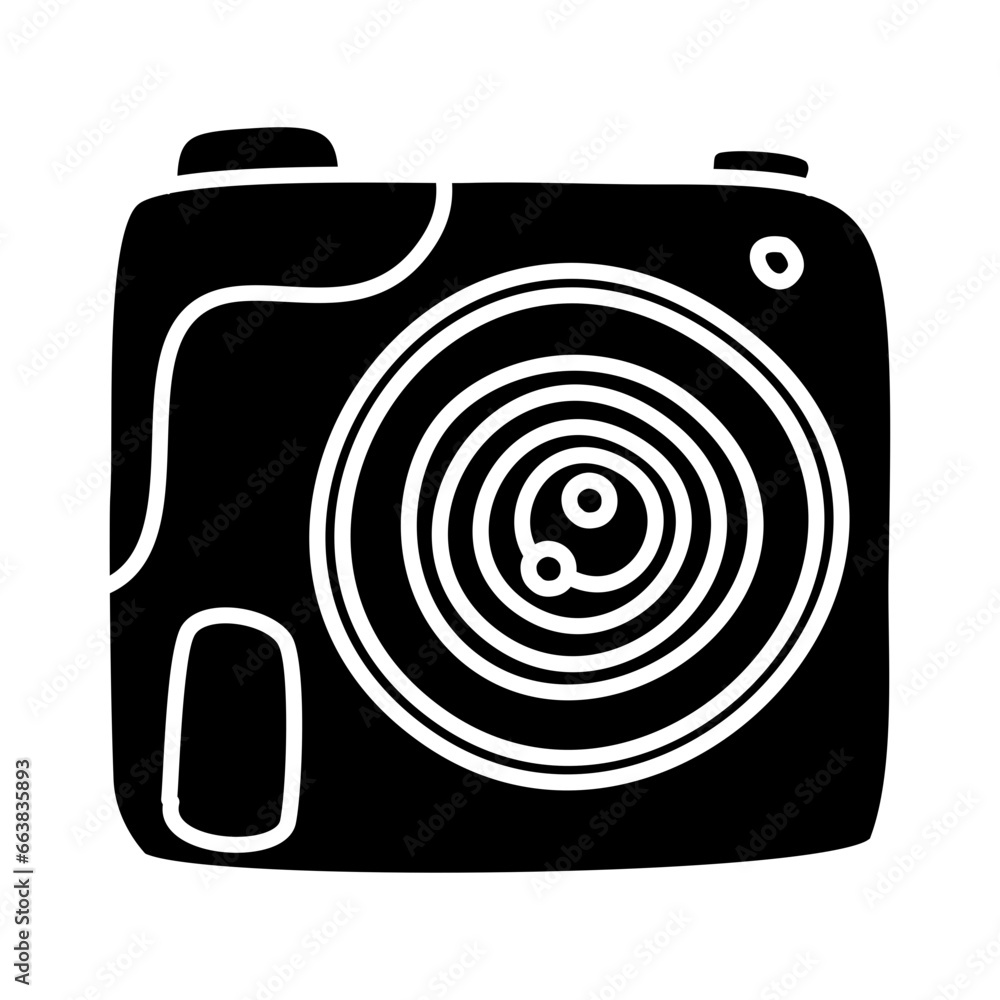 Camera Vector Illustration Icon Camera Vector Illustration Icon