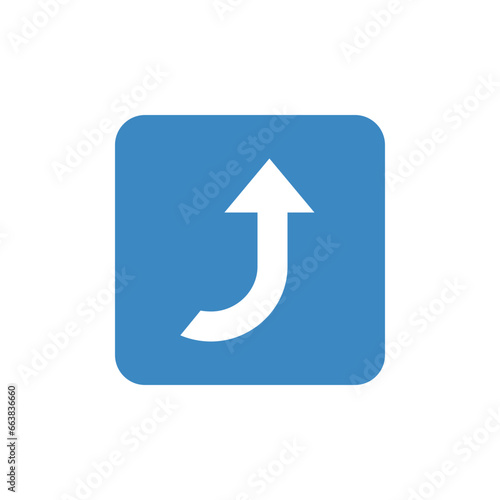 Free Download ⤴️ Right Arrow Curving Up - GFXLoad