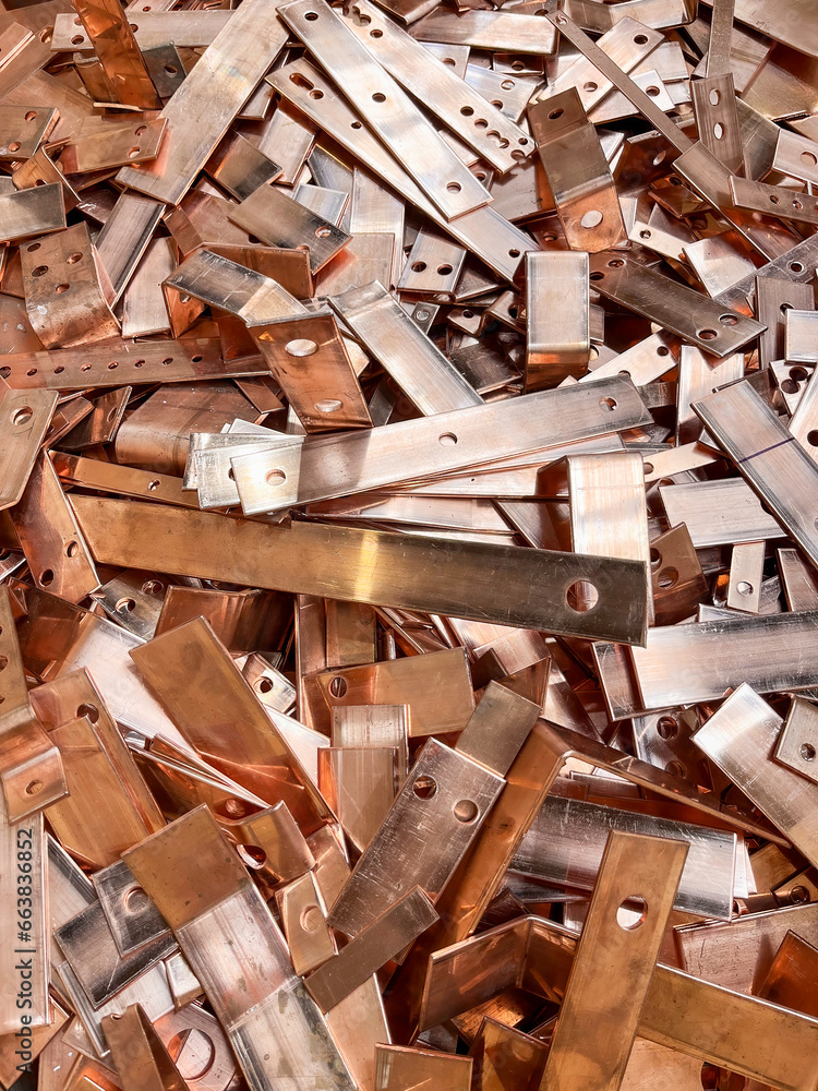 Copper bars used in the power industry Copper bars used in the power industry