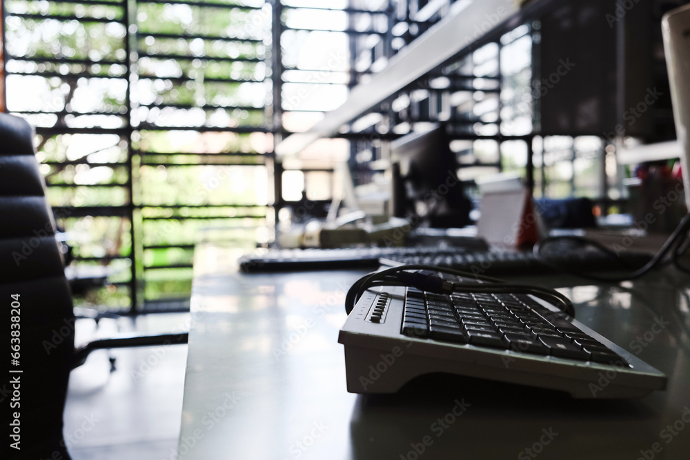 Obraz premium Office interior, workspace, Office desk