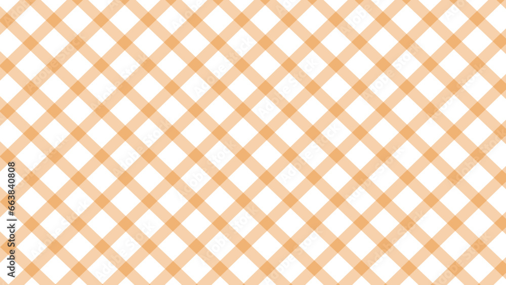 Diagonal orange checkered in the white background Diagonal orange checkered in the white background
