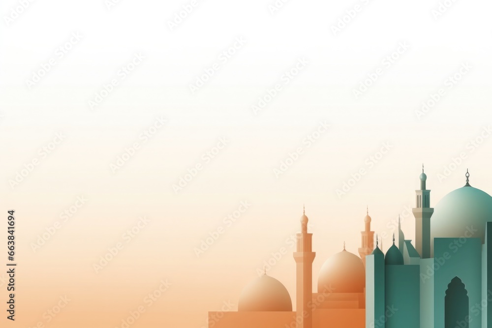 Illustration of a Sheikh Zayed Mosque
