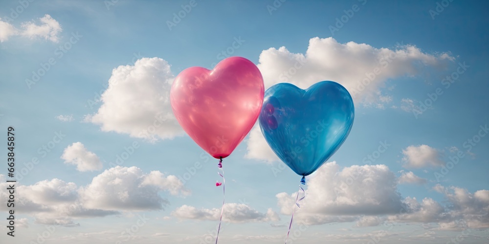 Colorful Balloons in the Sky: A Celebration of Joy