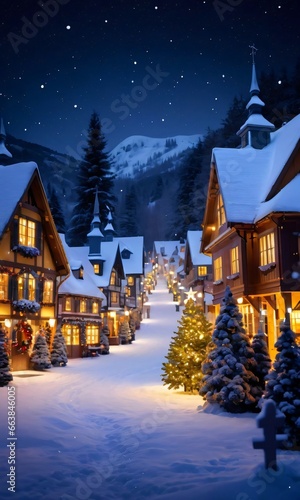 A Snowy Village
