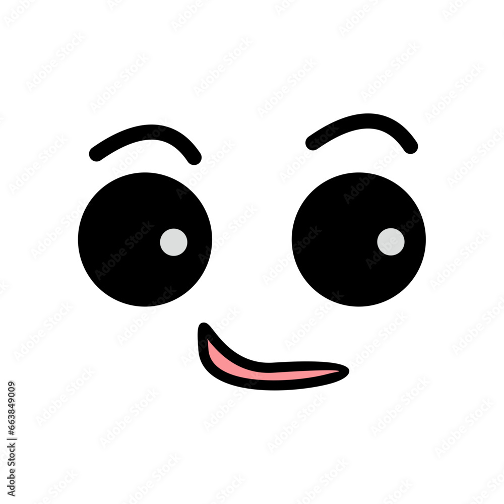 Fototapeta premium Hand drawn Emojis Faces