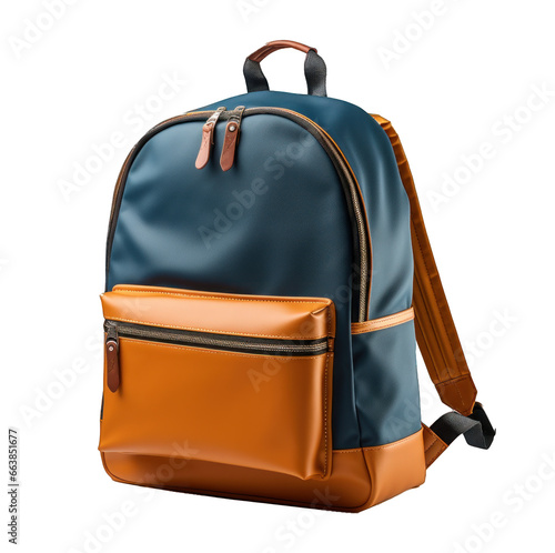 Obraz na plátne sac à dos de ville ou scolaire détouré sur fond transparent