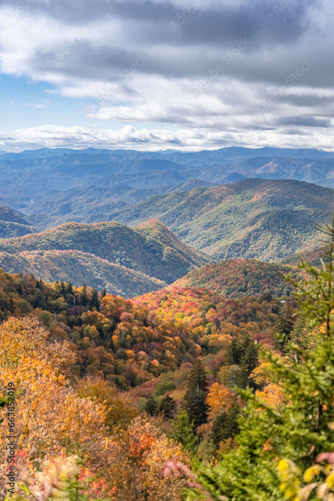 Blue ridge mountains in autumn Blue ridge mountains in autumn
