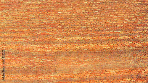 Brown brick wall texture background for abstract pattern, design cover