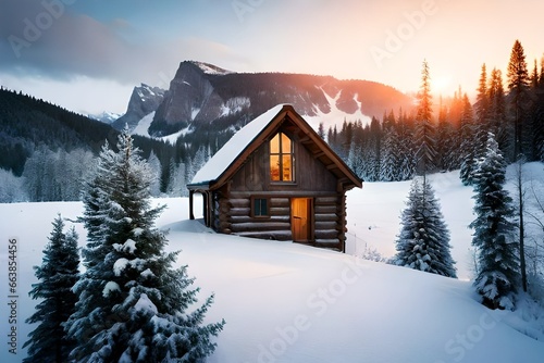 house in the mountains © Shakeel,s Graphics