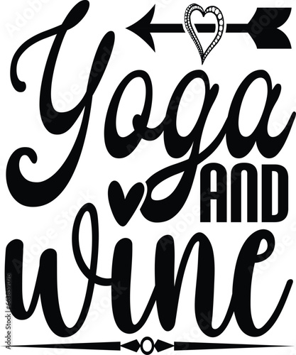 yoga and wine